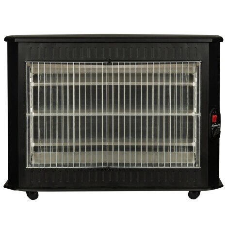 Radiator quartz Hausberg HB-8850, 2000 W, 3 rezistente quartz, 3 trepte de putere